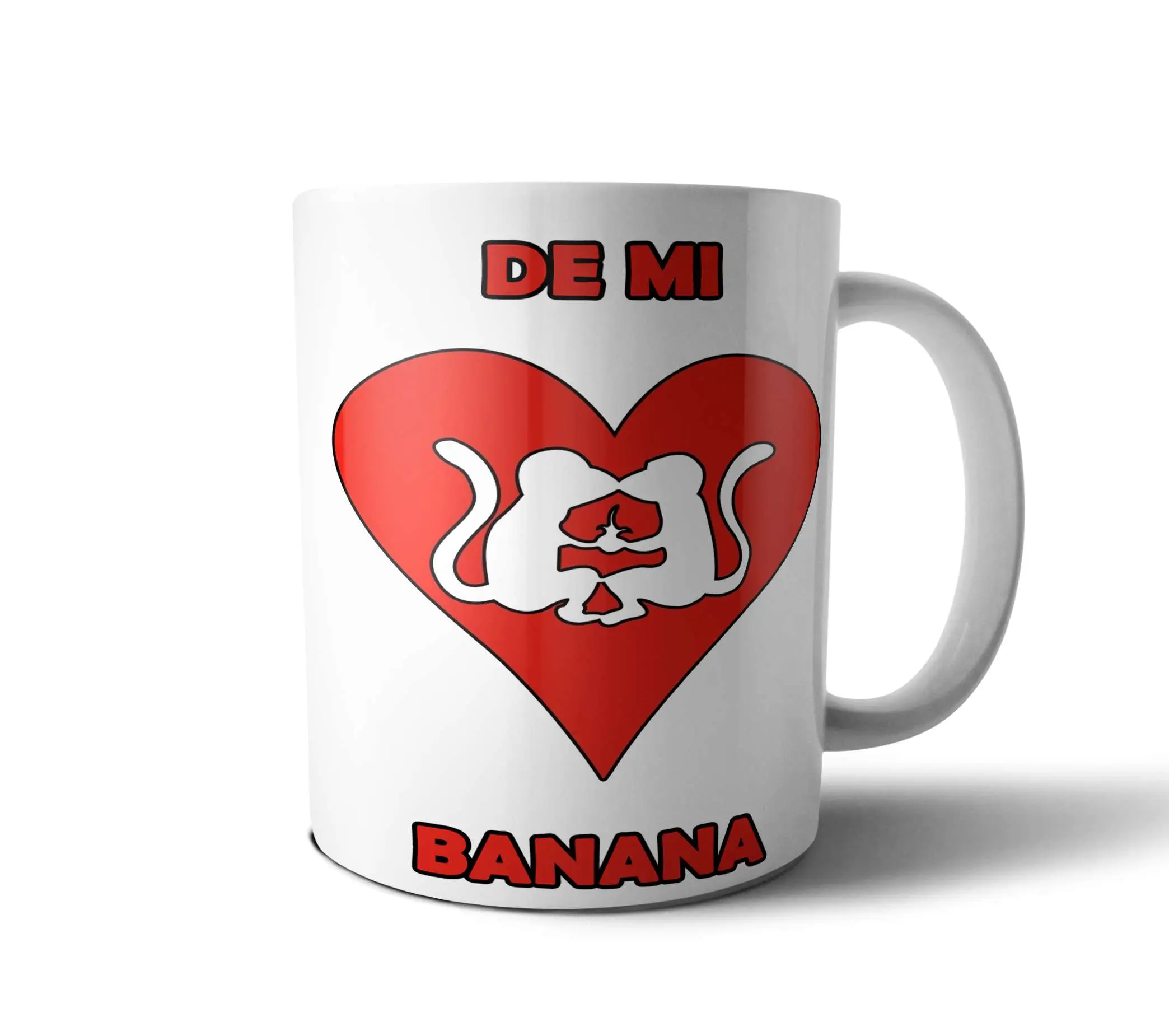 Taza de Cerámica Los Simpson Eres la Cáscara de mi banana Monos y Banana - vista 2