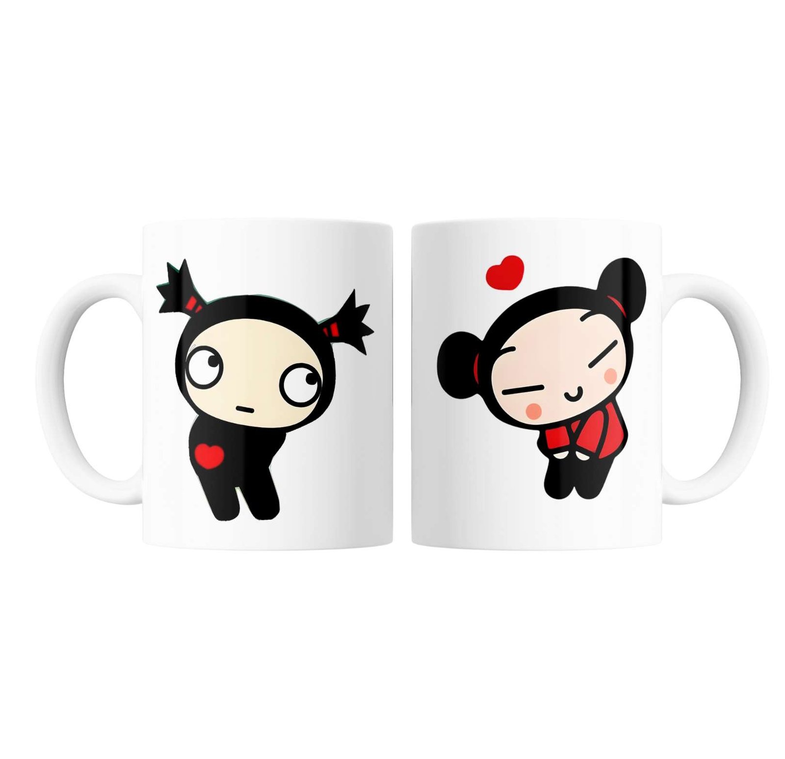 Taza de Cerámica Pucca y Garu Pareja San Valentín - vista 2