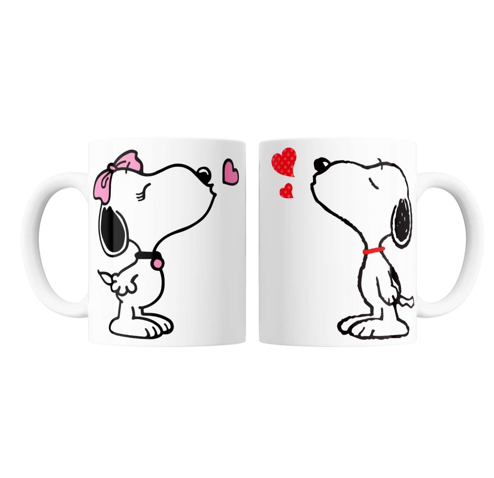 Taza de Cerámica Snoopy y Fifi Enamorados - vista 2