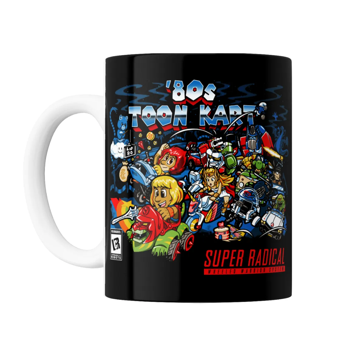 Taza de Cerámica 80s Toon Kart Super Radical - vista 2