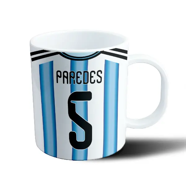 Taza de Plástico Mundial 2026 Camiseta Titular Paredes 5