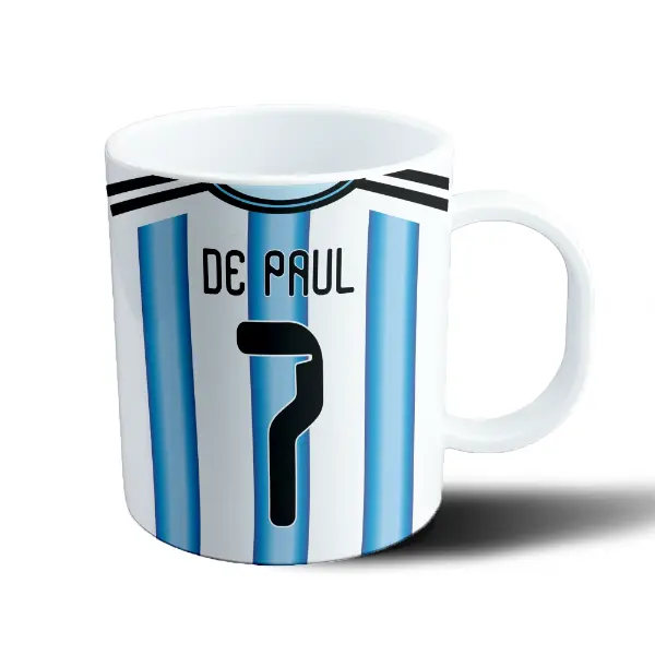 Taza de Plástico Selección Argentina De Paul 7