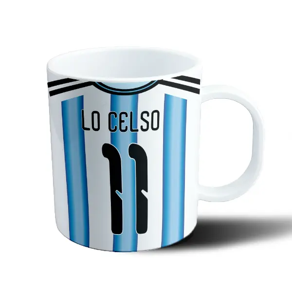 Taza de Plástico Mundial 2026 Argentina Lo Celso 11