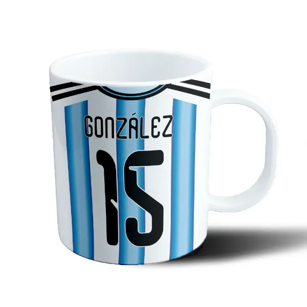 Taza de Plástico Mundial 2026 Camiseta González 15
