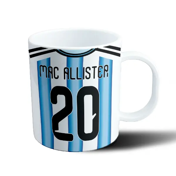 Taza de Plástico Selección Argentina Mac Allister 20