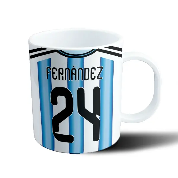 Taza de Plástico Mundial 2026 Argentina Fernández 24
