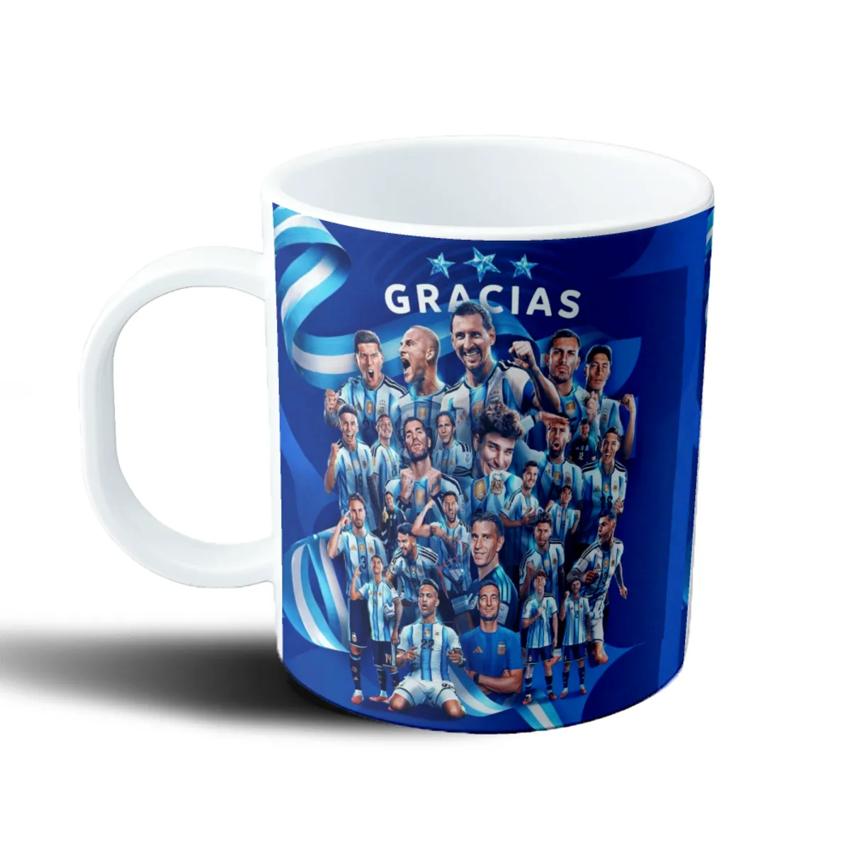 Taza de Plástico Mundial 2026 Selección Argentina Gracias - vista 2
