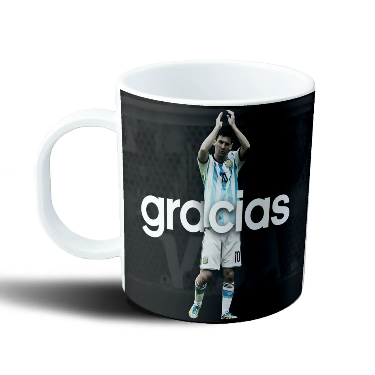 Taza de Plástico Lionel Messi Gracias Argentina - vista 2