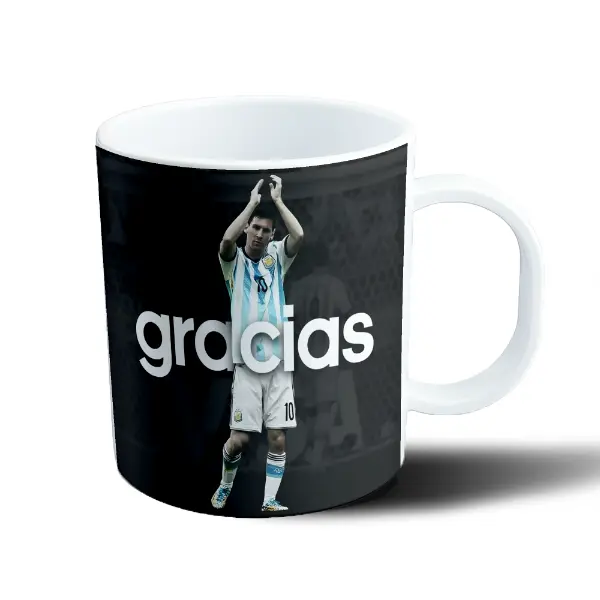 Taza de Plástico Lionel Messi Gracias Argentina