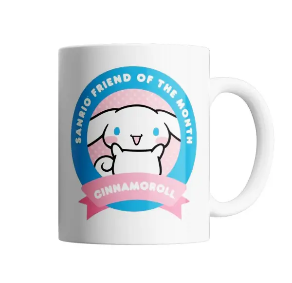 Taza de Cerámica Cinnamoroll Friend of the Month Sanrio