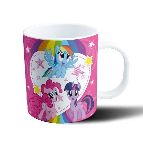 Taza de Plástico My Little Pony Rainbow Dash Pinkie Pie Twilight Sparkle