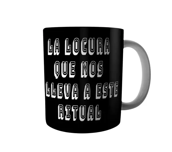 Taza de Cerámica Ciro y Los Persas La locura que nos lleva a este ritual