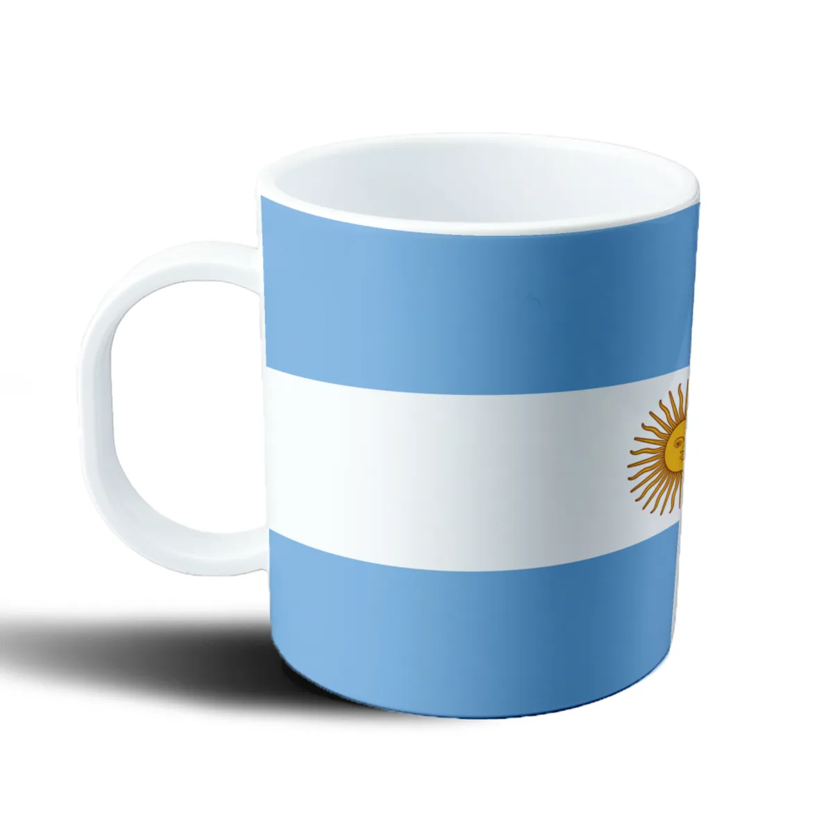 Taza de Plástico Bandera Argentina con Sol de Mayo - vista 2