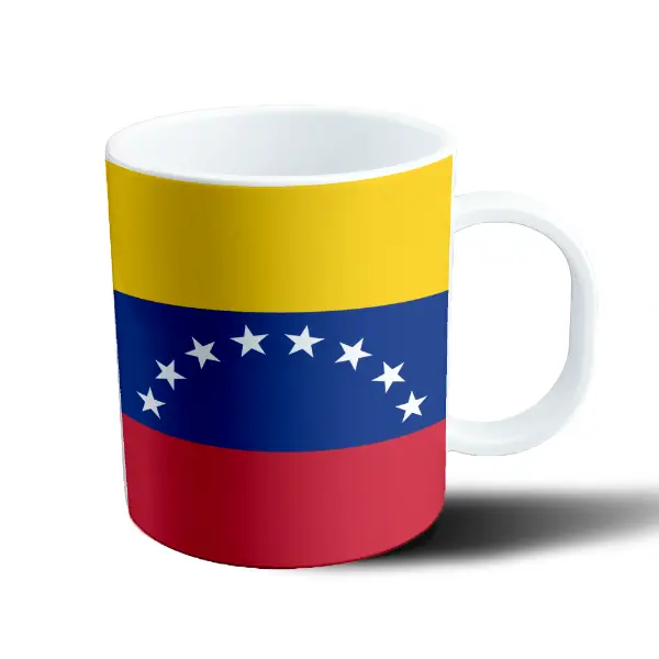 Taza de Plástico Bandera de Venezuela