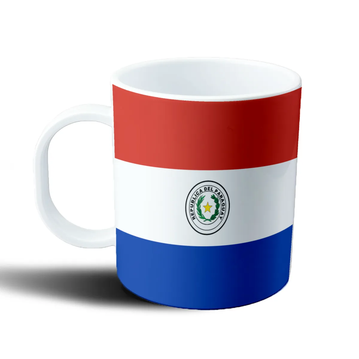 Taza de Plástico Bandera Paraguay - vista 2