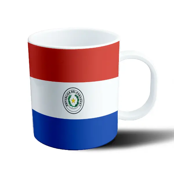Taza de Plástico Bandera Paraguay