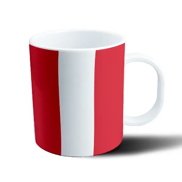 Taza de Plástico Bandera Perú
