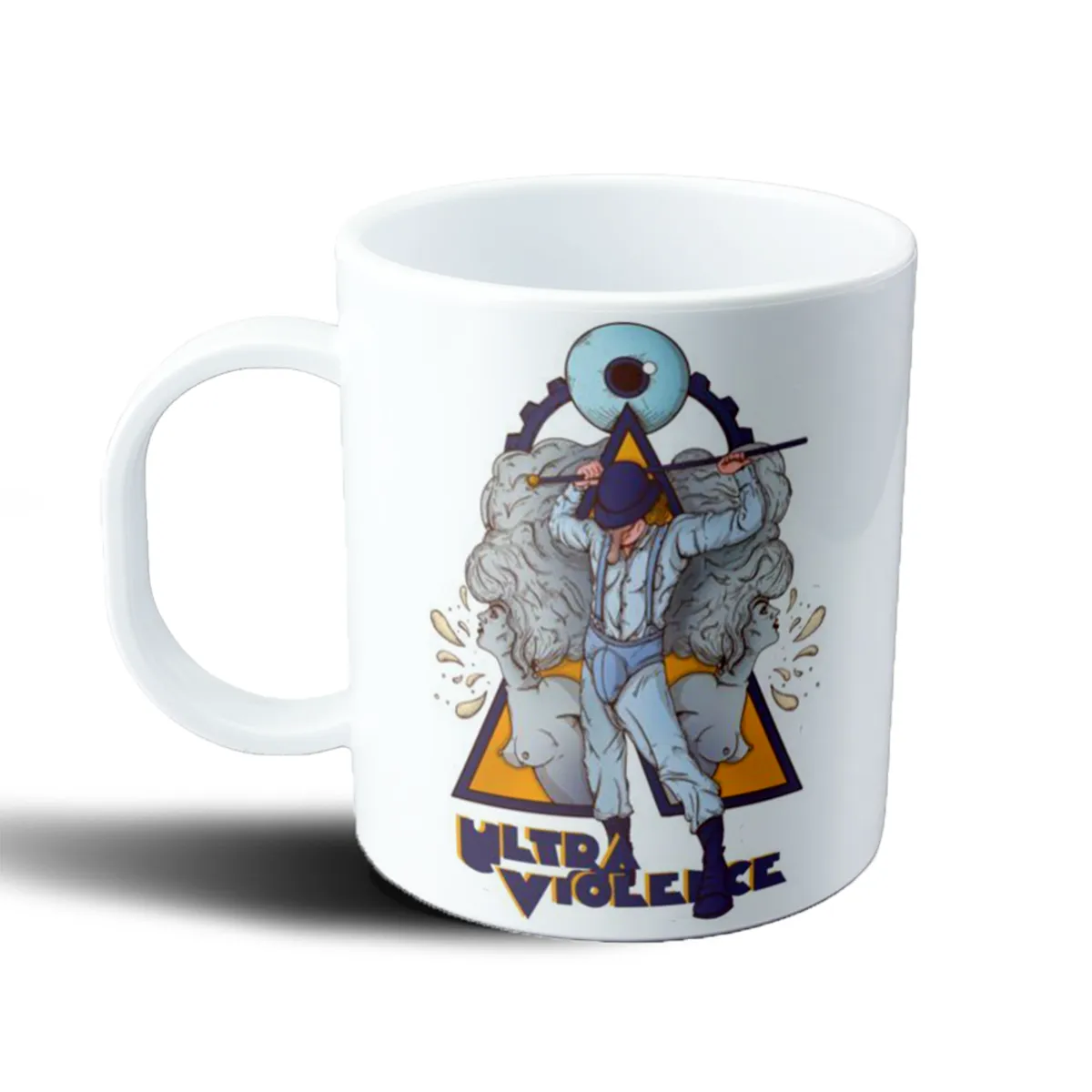 Taza de Plástico Naranja Mecanica Ultra Violence - vista 2