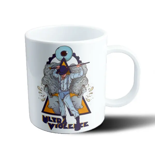 Taza de Plástico Naranja Mecanica Ultra Violence