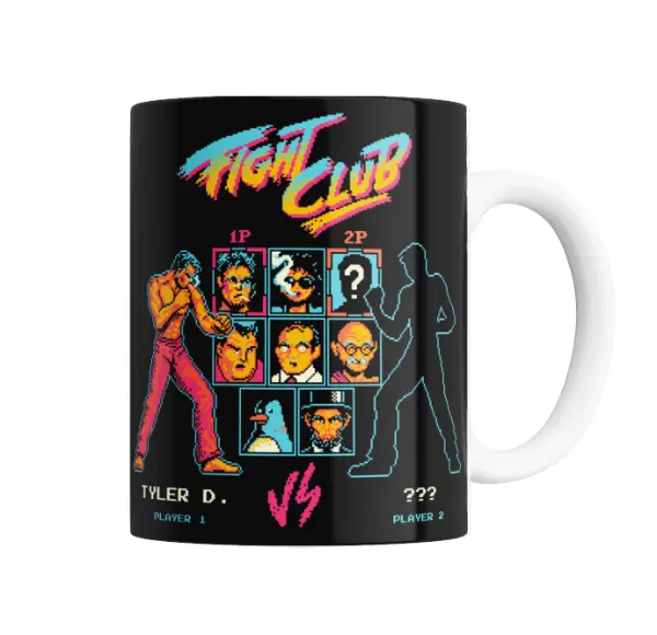 Taza de Cerámica Club de la Pelea Tyler Durden Arcade