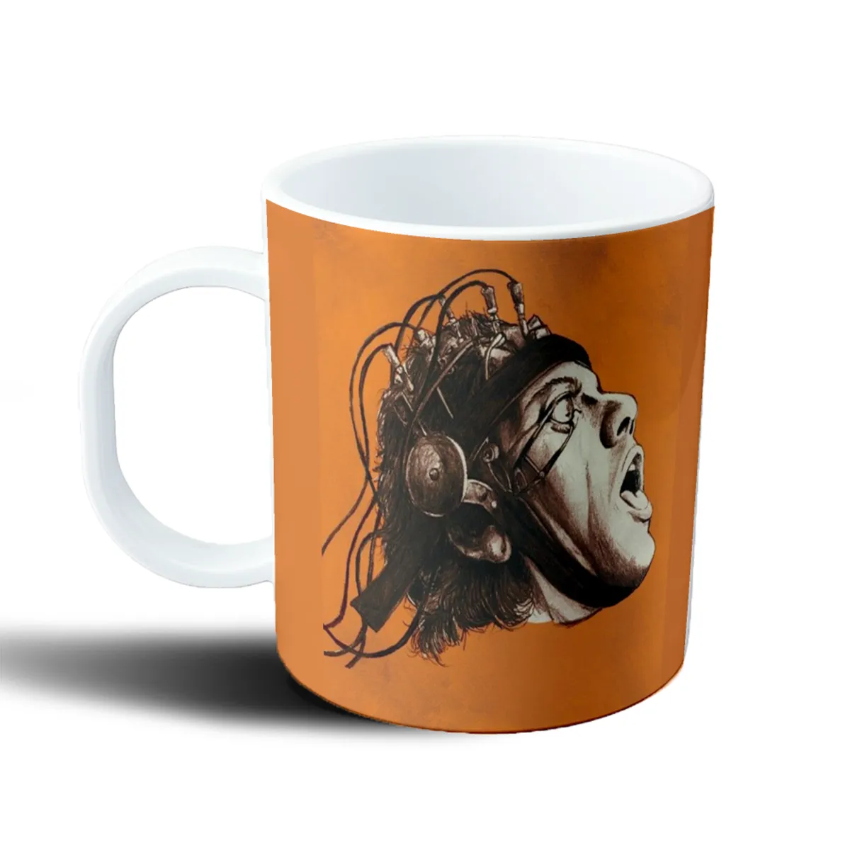 Taza de Plástico Naranja Mecanica Alex Ojo Mecanico - vista 2