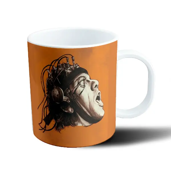 Taza de Plástico Naranja Mecanica Alex Ojo Mecanico