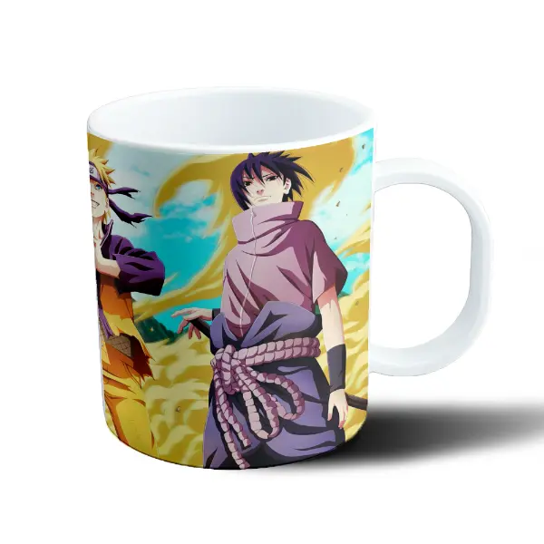 Taza de Plástico Naruto Uzumaki Modo Kurama Viento Dorado