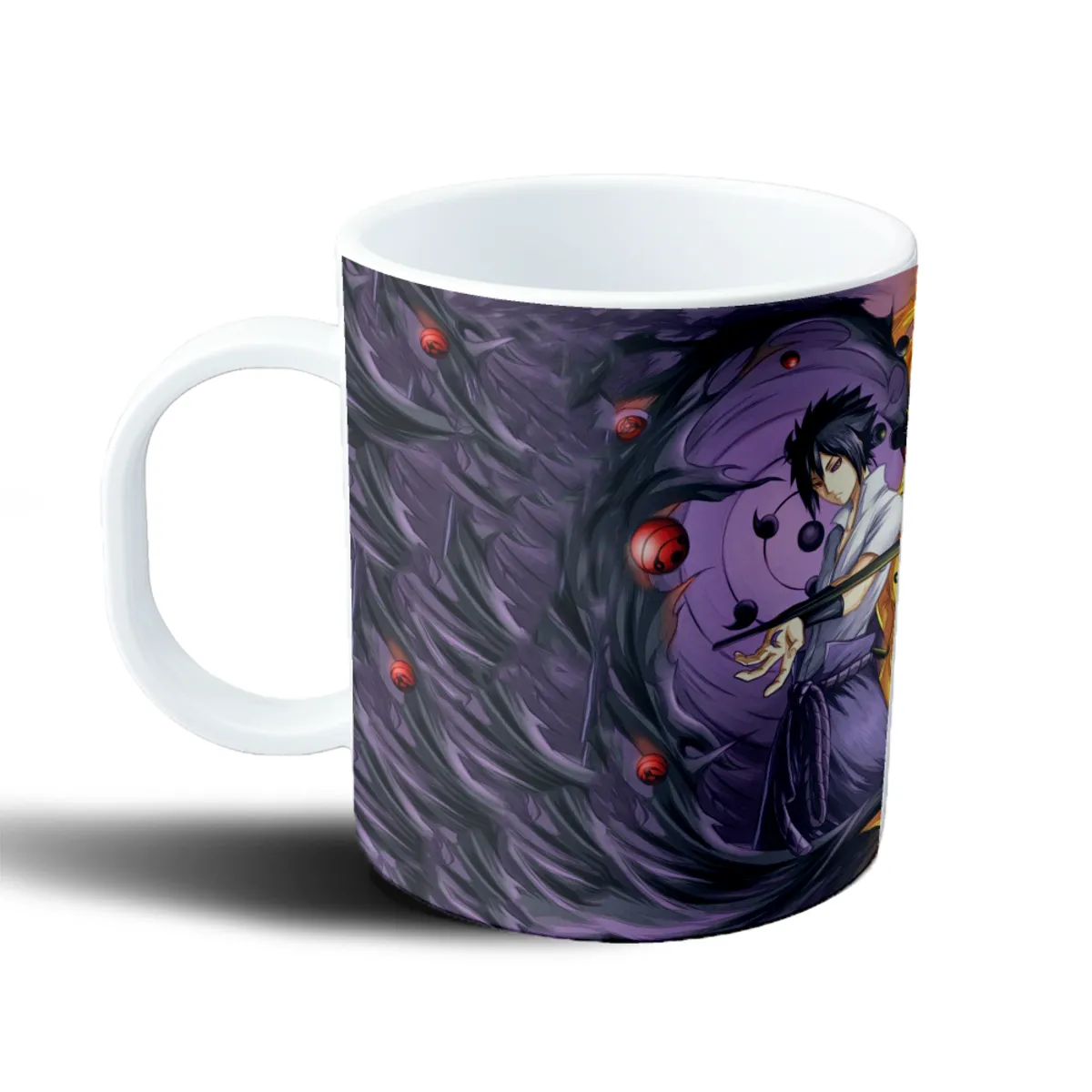 Taza de Plástico Naruto Sasuke y Naruto Modo Sabio - vista 2