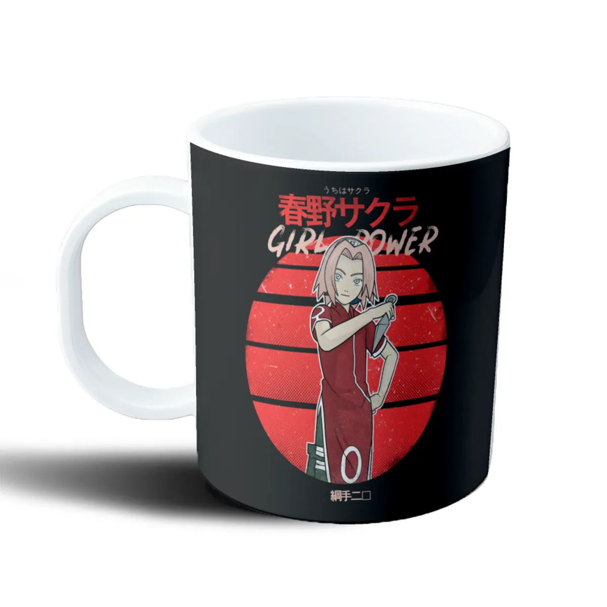 Taza de Plástico Naruto Sakura Girl Power - vista 2