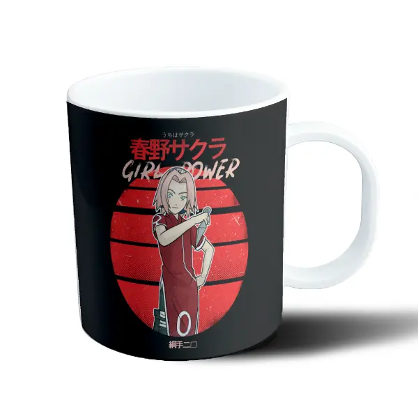 Taza de Plástico Naruto Sakura Girl Power