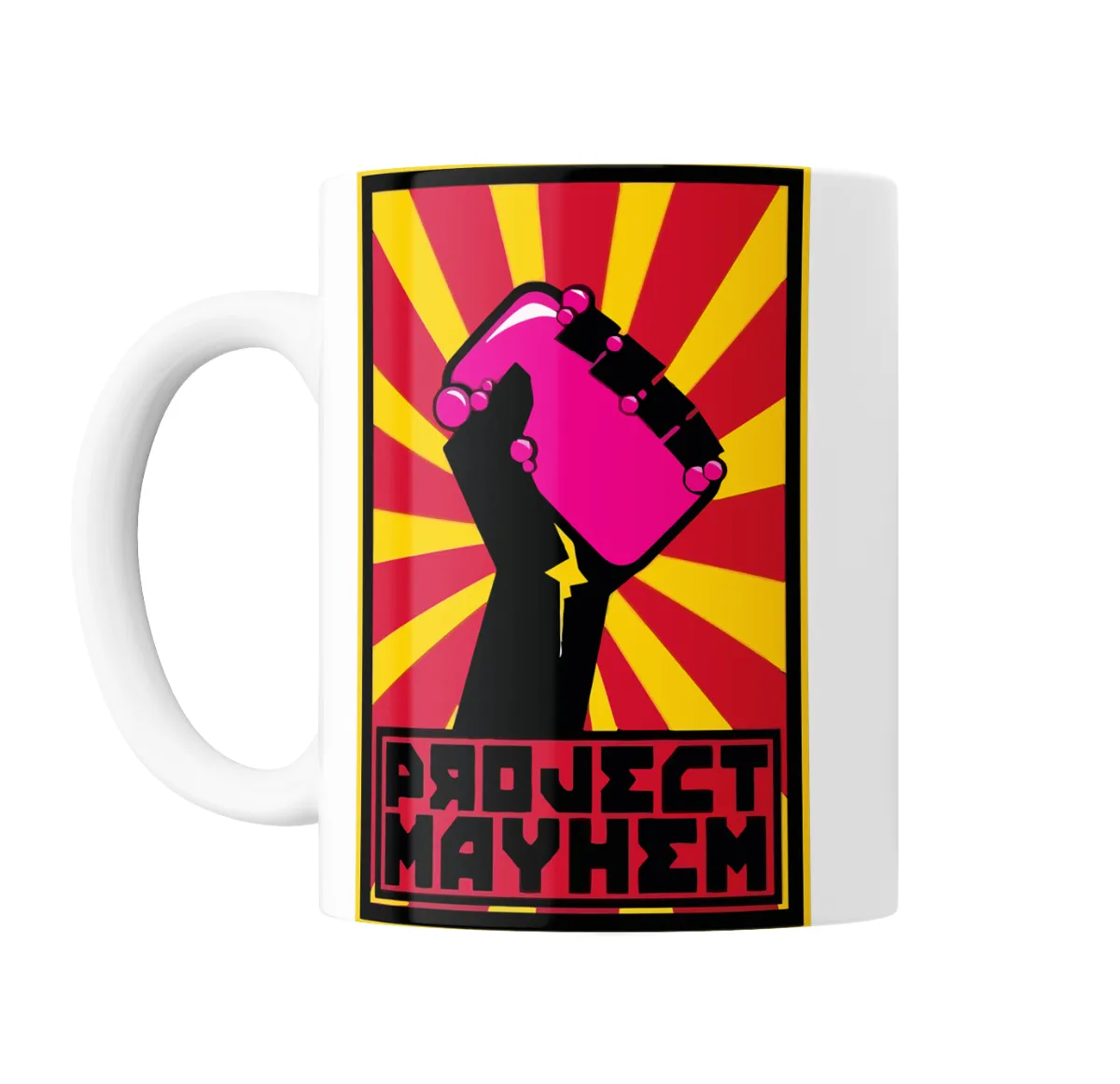 Taza de Cerámica Club de la Pelea Project Mayhem - vista 2