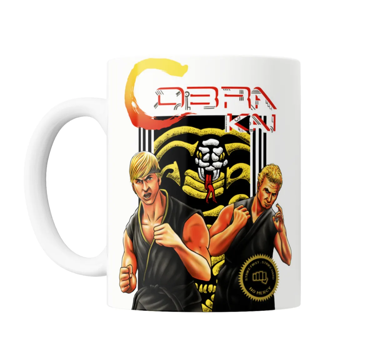 Taza de Cerámica Cobra Kai Johnny y Daniel Karate Kid - vista 2