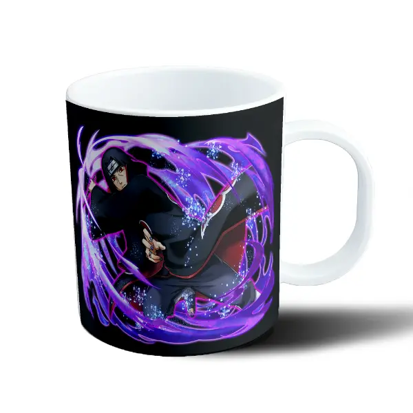 Taza de Plástico Naruto Itachi Uchiha Susanoo Violeta