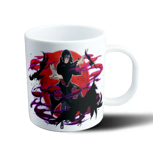 Taza de Plástico Naruto Itachi Uchiha Akatsuki