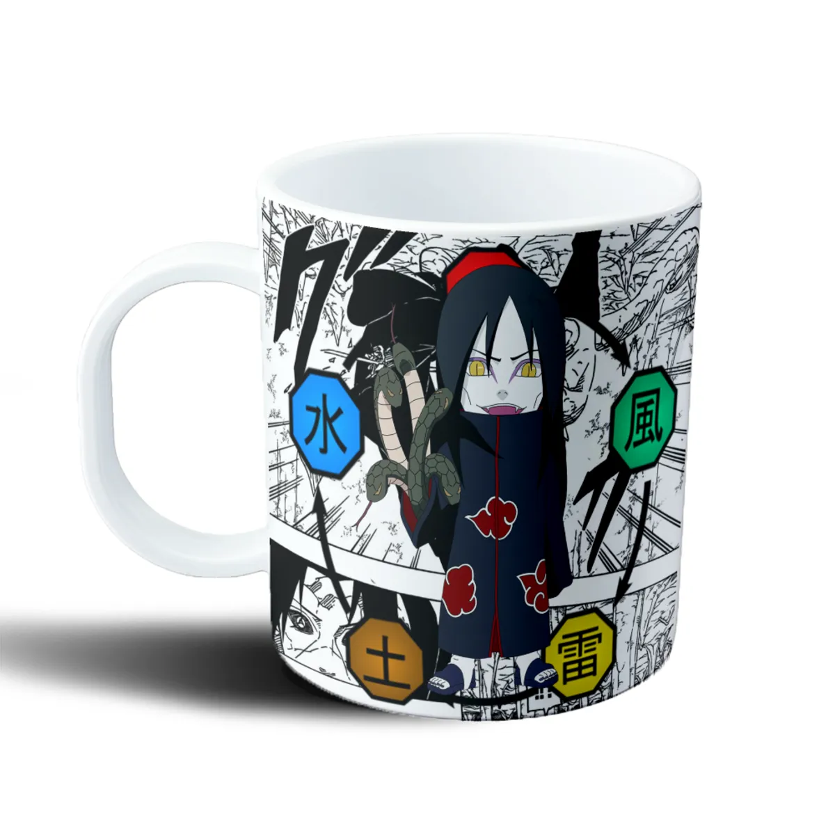 Taza de Plástico Naruto Orochimaru Chibi Akatsuki - vista 2