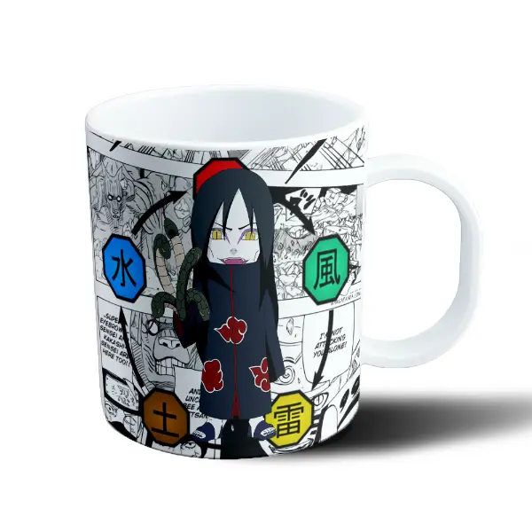 Taza de Plástico Naruto Orochimaru Chibi Akatsuki