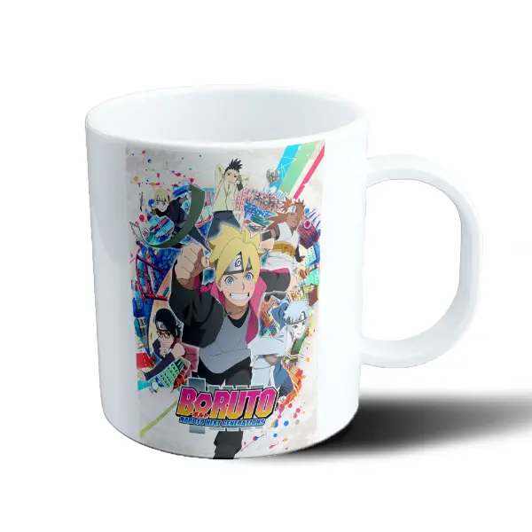 Taza de Plástico Naruto Boruto Next Generations