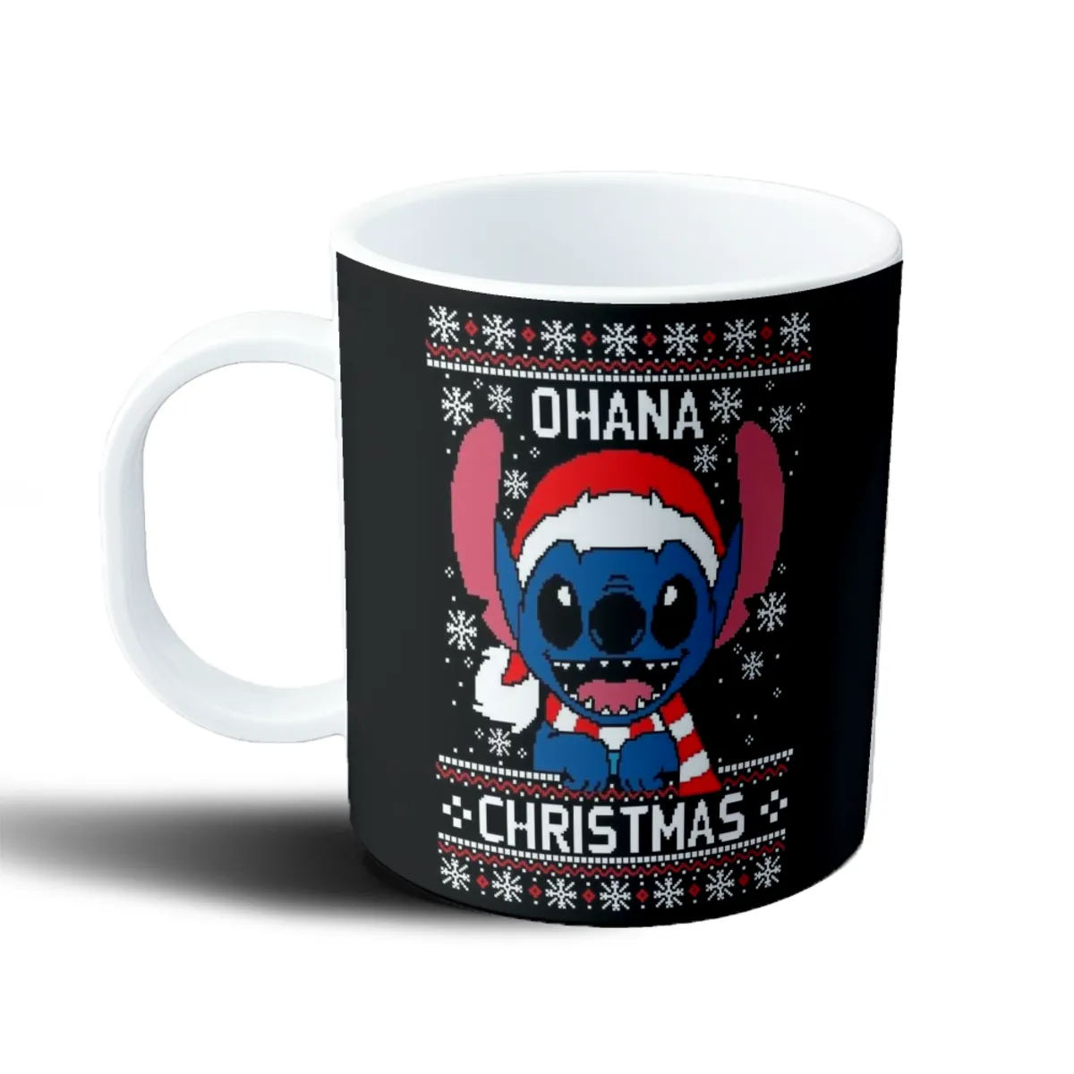 Taza de Plástico Lilo & Stitch Stitch Navideño Ohana - vista 2