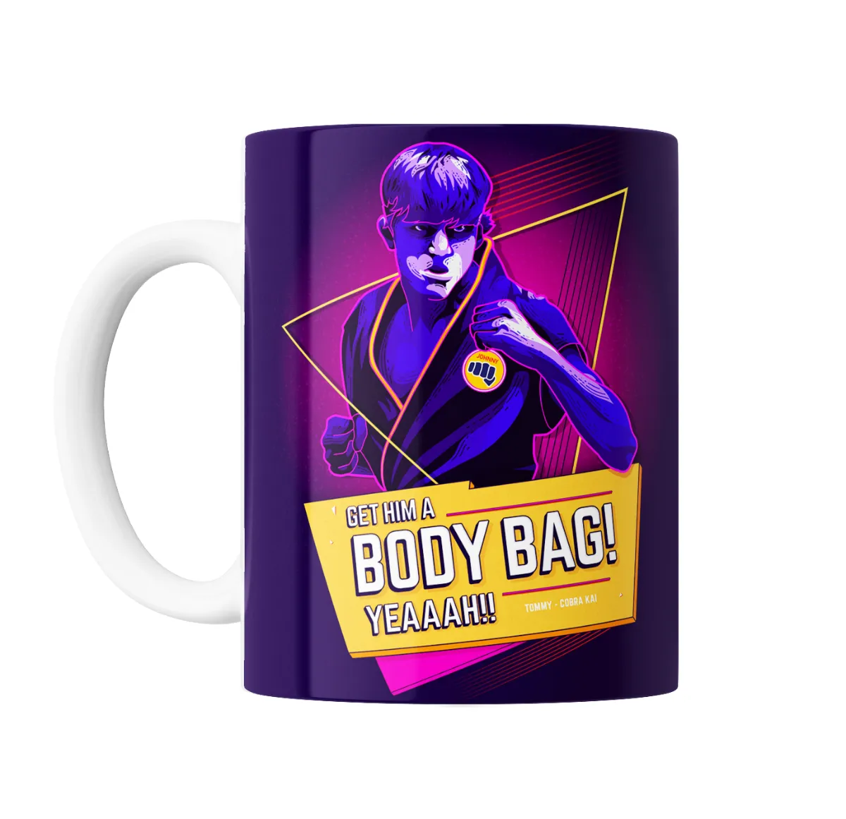 Taza de Cerámica Cobra Kai Tommy Get Him a Body Bag - vista 2