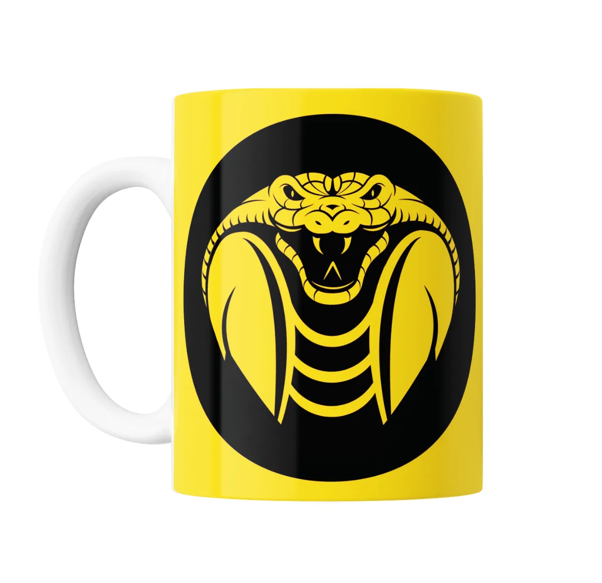 Taza de Cerámica Cobra Kai Logo Amarillo - vista 2