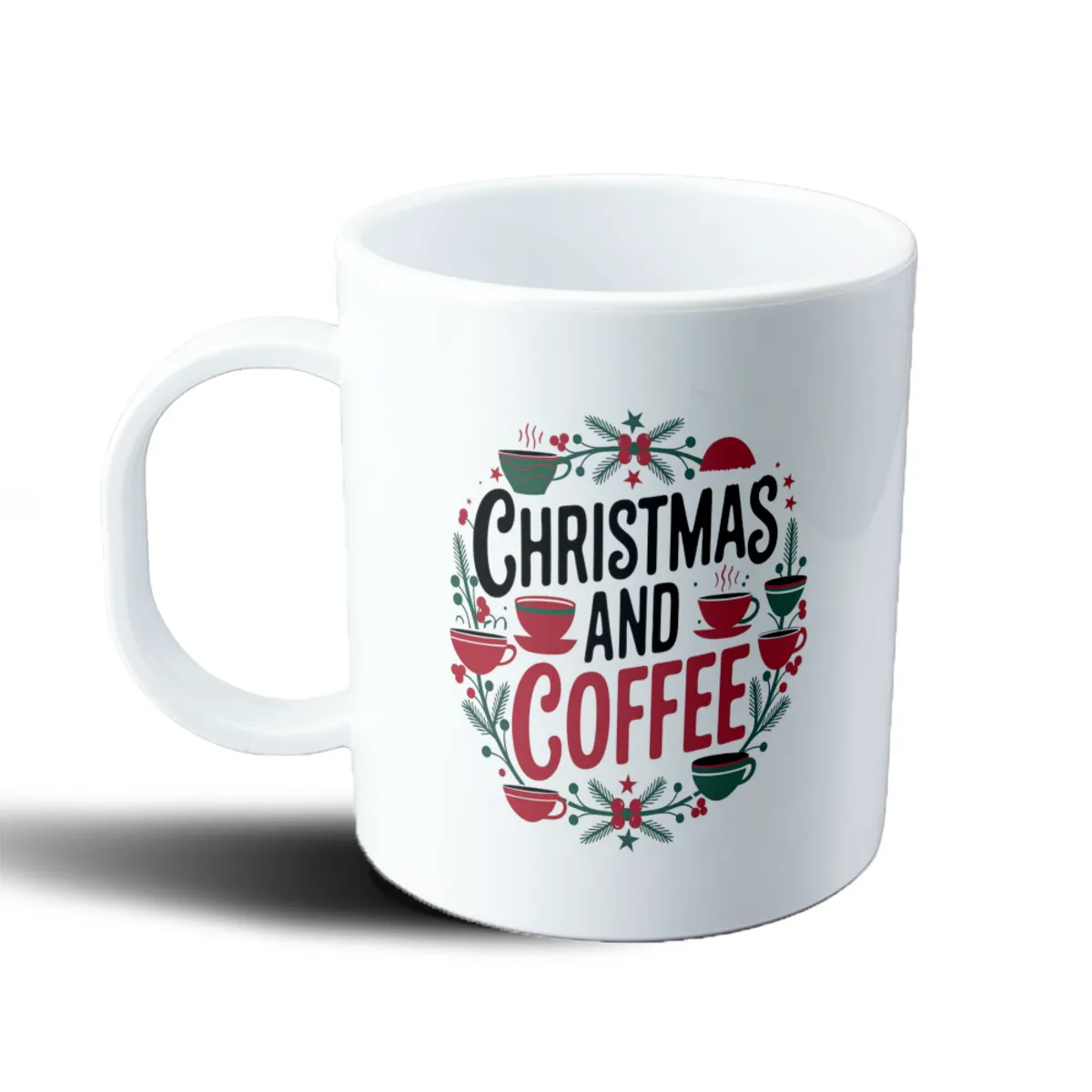 Taza de Plástico Christmas and Coffee Navidad - vista 2