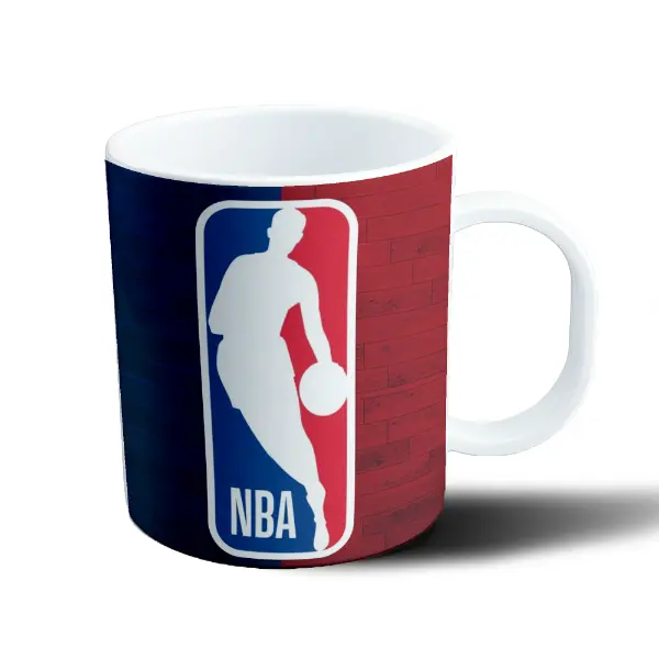 Taza de Plástico NBA Logo Azul y Rojo
