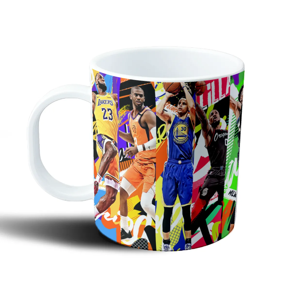 Taza de Plástico NBA Estrellas Warriors 30 Lillard Blazers - vista 2