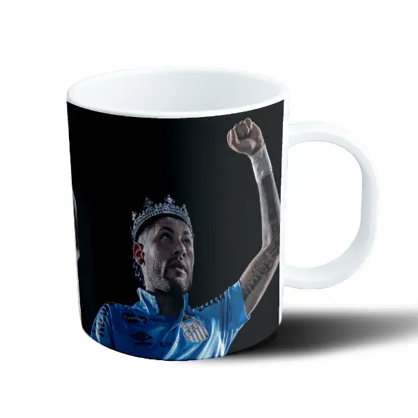 Taza de Plástico Neymar Santos con corona