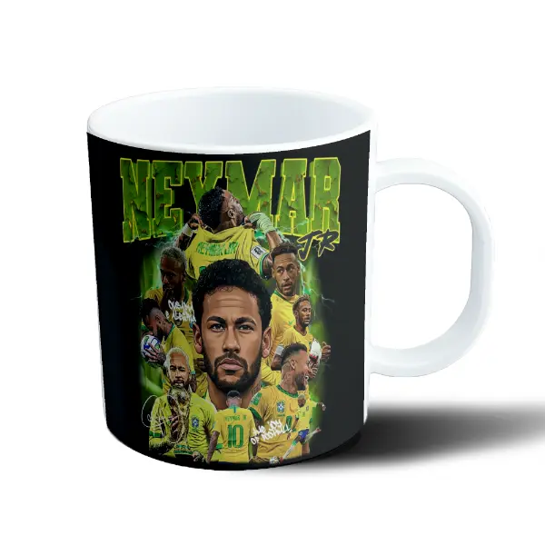 Taza de Plástico Neymar Jr Selección Brasil