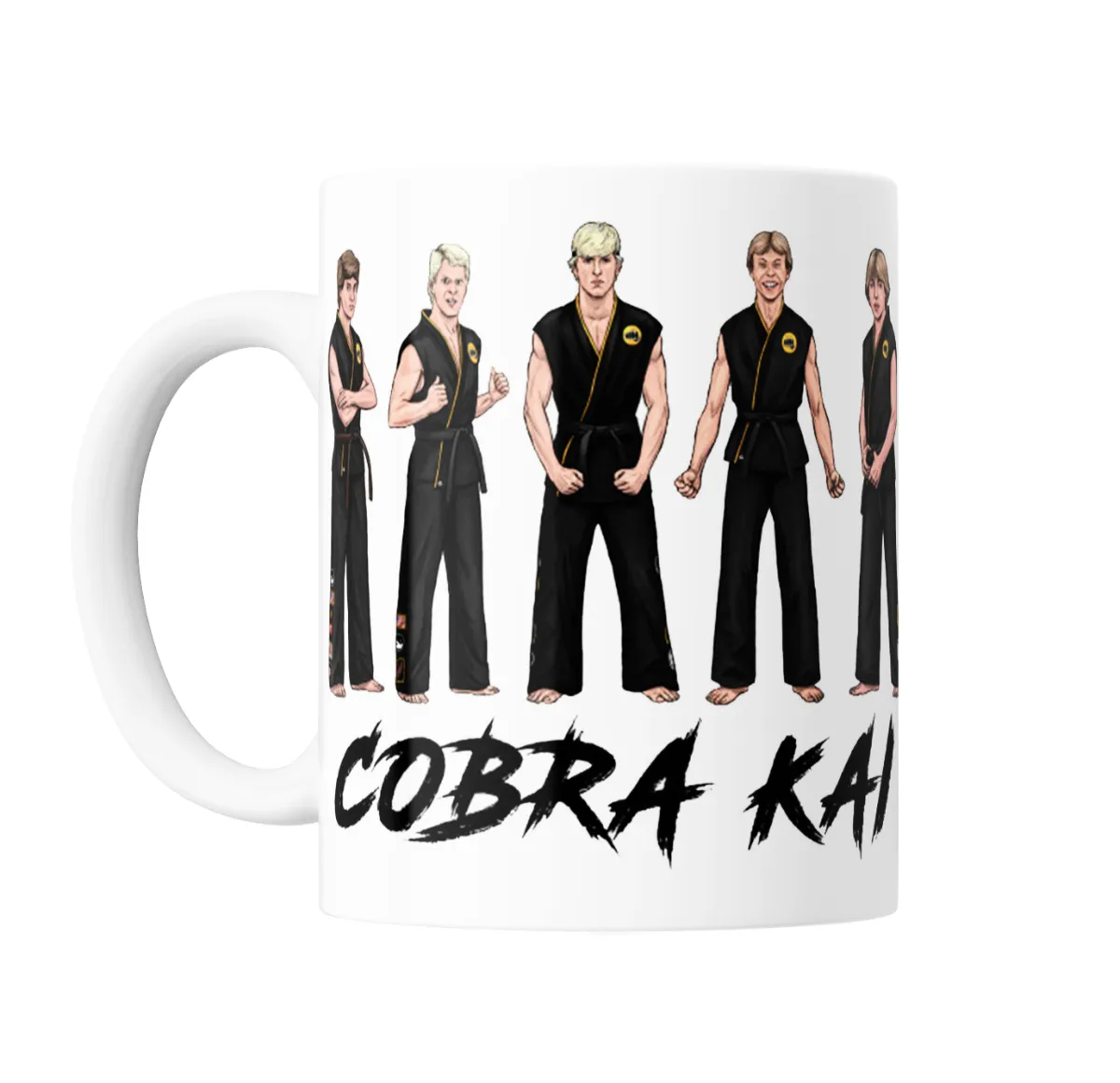 Taza de Cerámica Cobra Kai Personajes Karate Kid - vista 2