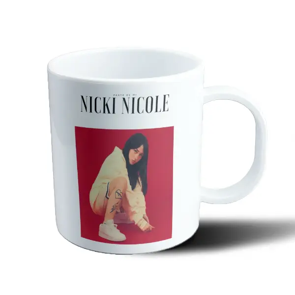 Taza de Plástico Nicki Nicole Parte de Mi