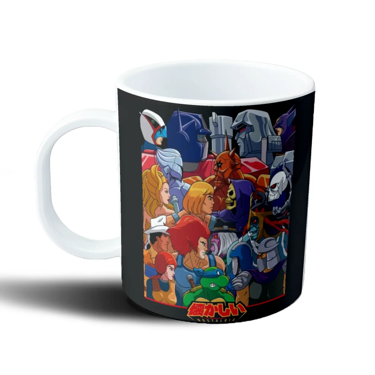 Taza de Plástico Nostalgia 80s He-Man She-Ra Thundercats Tortugas Ninja - vista 2