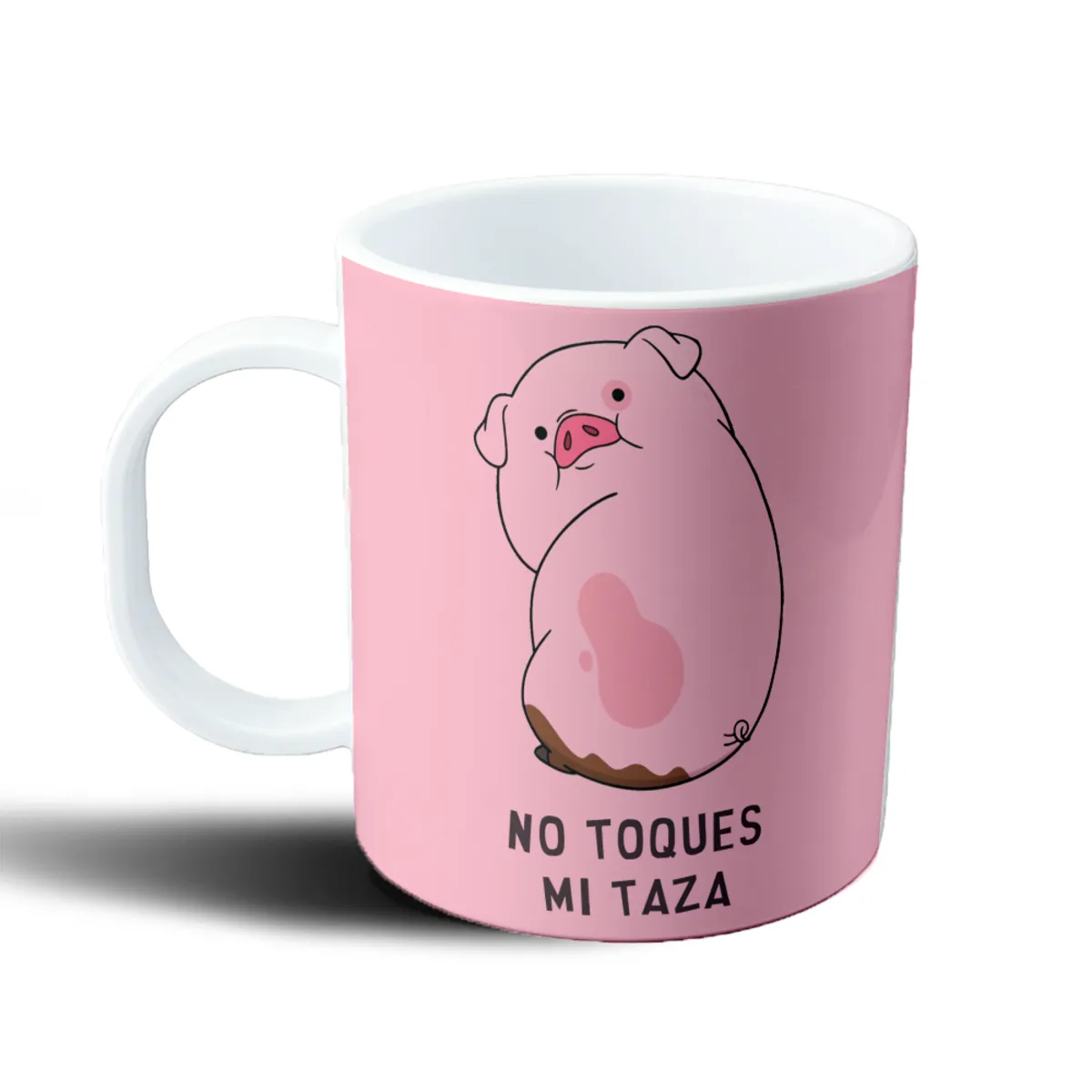 Taza de Plástico Gravity Falls Waddles No Toques Mi Taza - vista 2