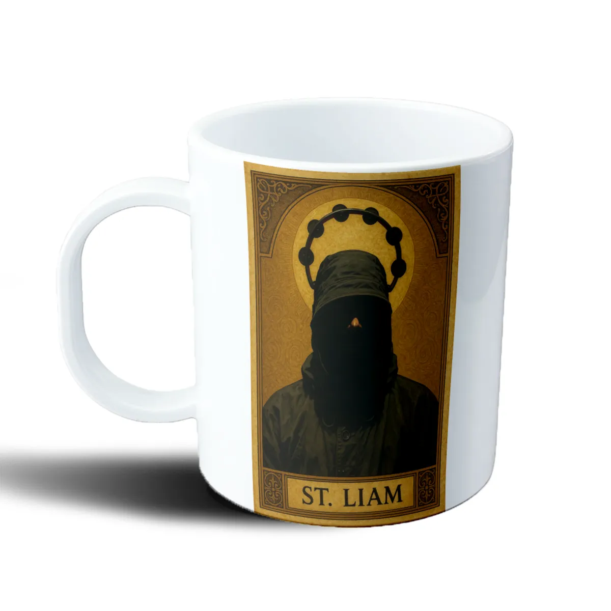 Taza de Plástico Oasis St. Liam Estampa de Santo - vista 2